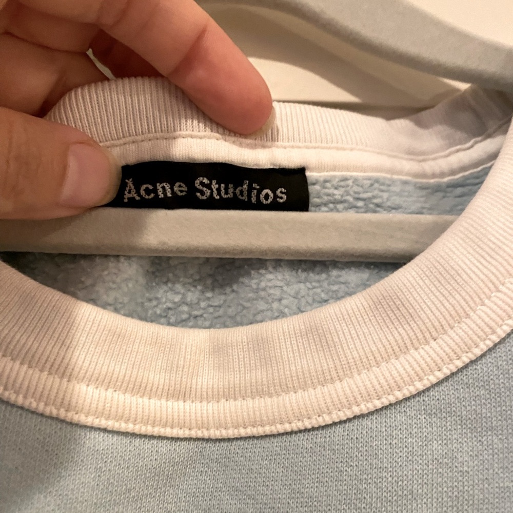 Acne Studios Eggan Color-blocked sweatshirt